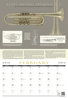 February calendar Alois Zmitko